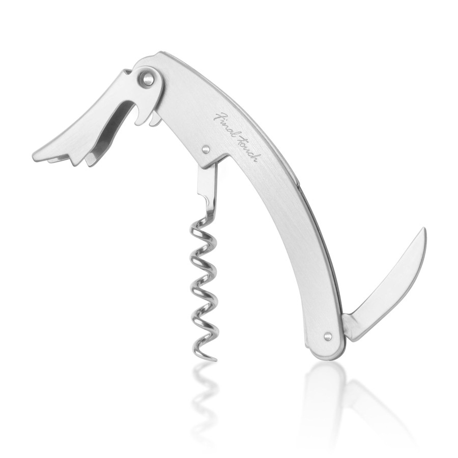 Tabletop & Bar Final Touch Wine Accessories | Stainless Steel Waiters Friend Corkscrew | Final Touch®