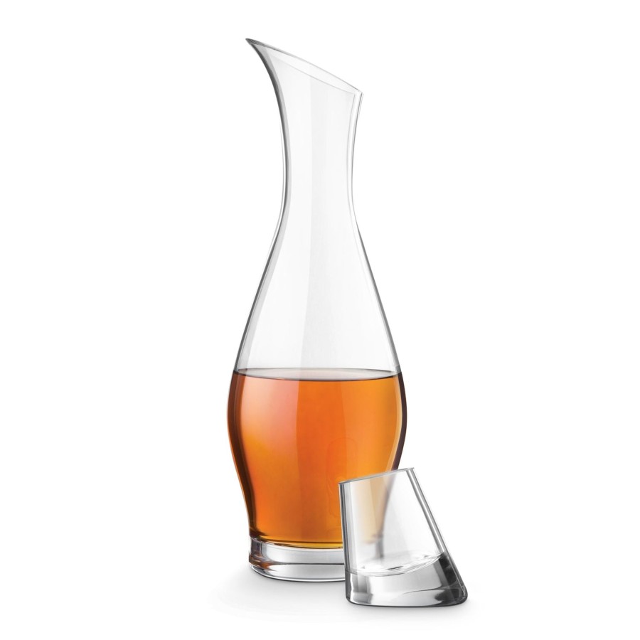 Tabletop & Bar Final Touch Durashield Liquor Accessories | Entasis Lead-Free Crystal Liquor Decanter | Final Touch®