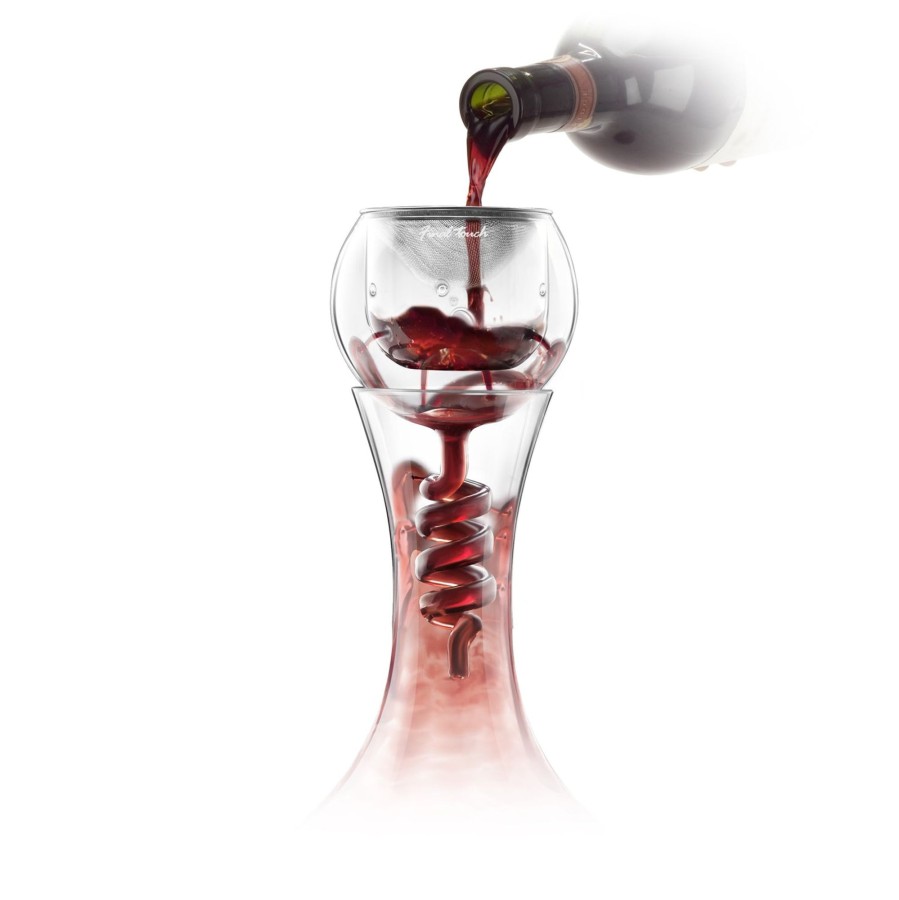 Tabletop & Bar Final Touch Aerator Decanter Sets | Glass Twister Aerator | Final Touch®