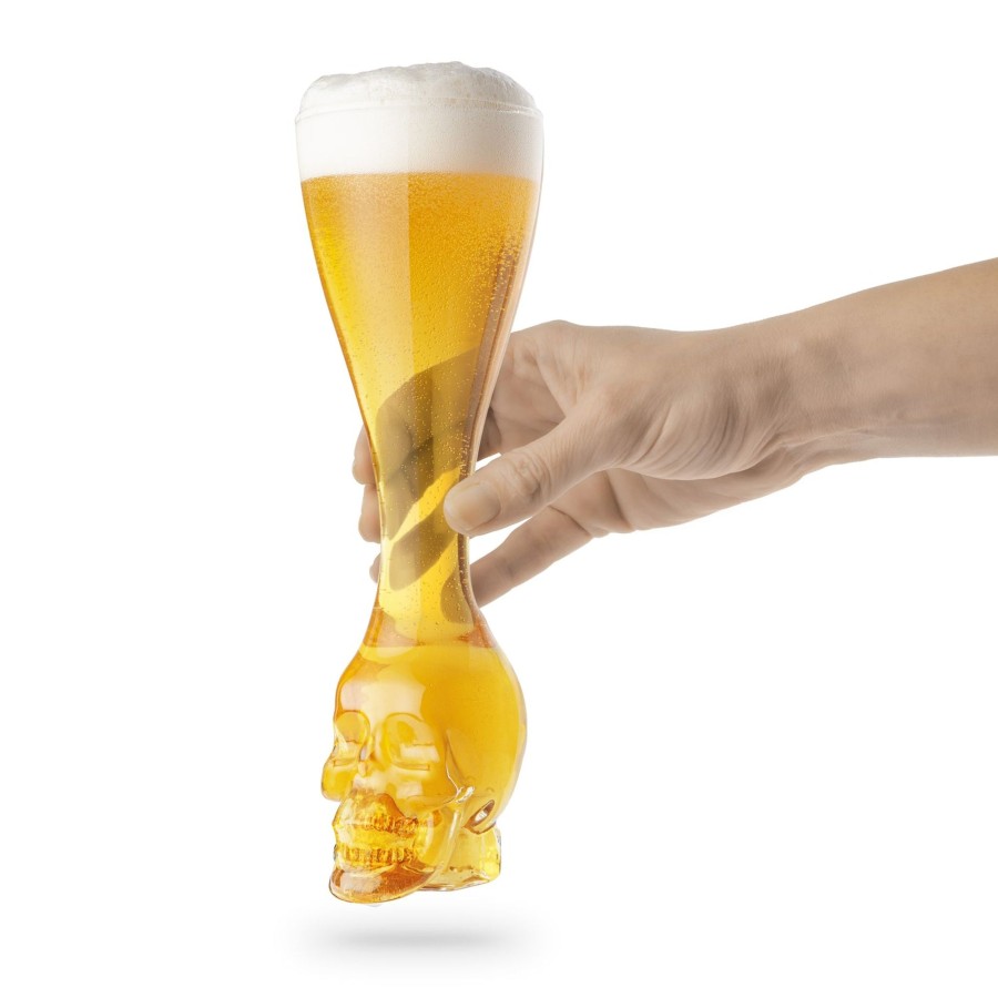 Tabletop & Bar Final Touch Specialty Bar Glasses | Brain Freeze Skull Glass With Skeletal Frame | Final Touch®