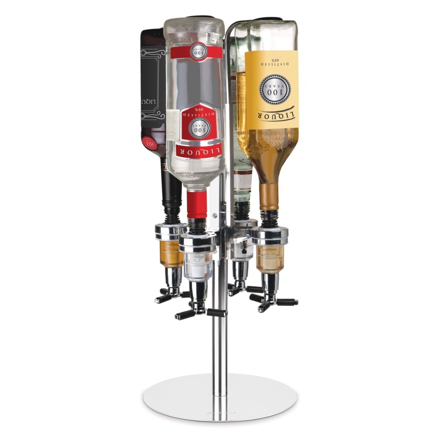 Tabletop & Bar Final Touch Liquor Dispensers & Caddies | 4 Bottle Liquor Dispenser | Final Touch®