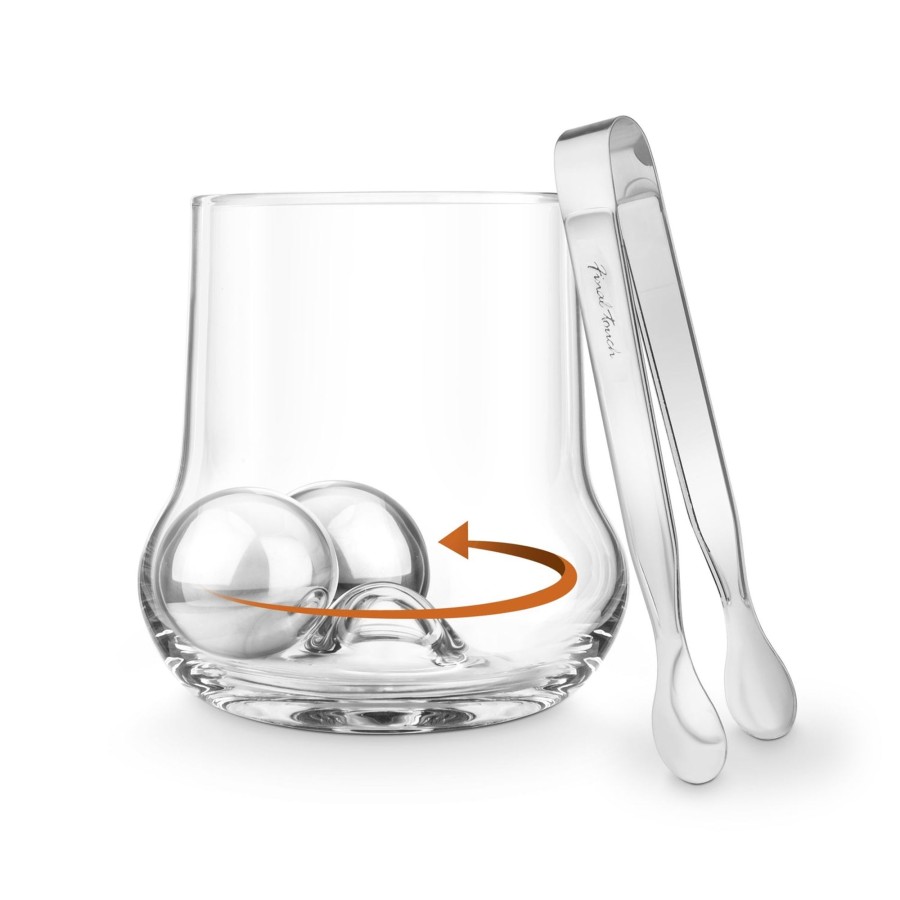 Tabletop & Bar Final Touch On The Rock Glasses | Rock Roller Glass - 4 Piece Set | Final Touch®