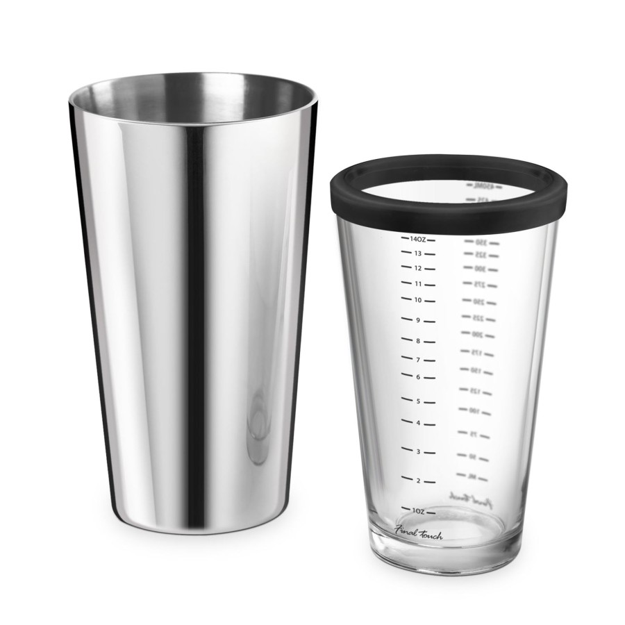 Tabletop & Bar Final Touch Cocktail Shakers | Double-Wall Boston Shaker | Final Touch®