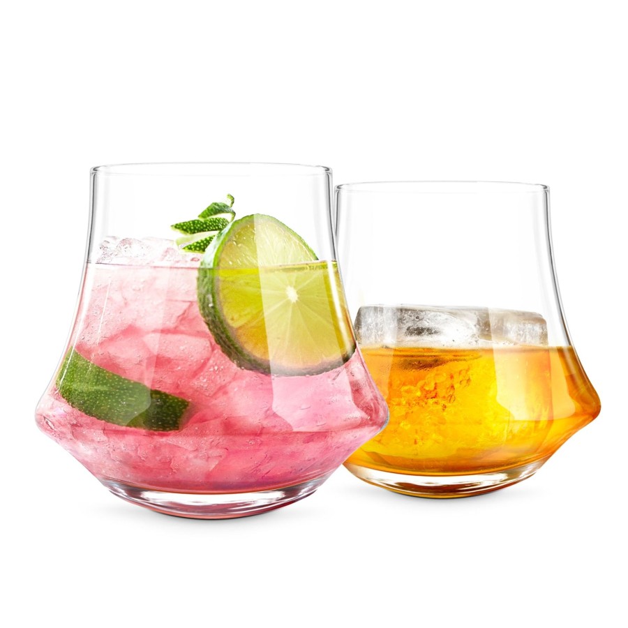 Tabletop & Bar Final Touch Specialty Bar Glasses | Revolve Dof Glass Set Of 2 13.5 Oz (400Ml) | Final Touch®