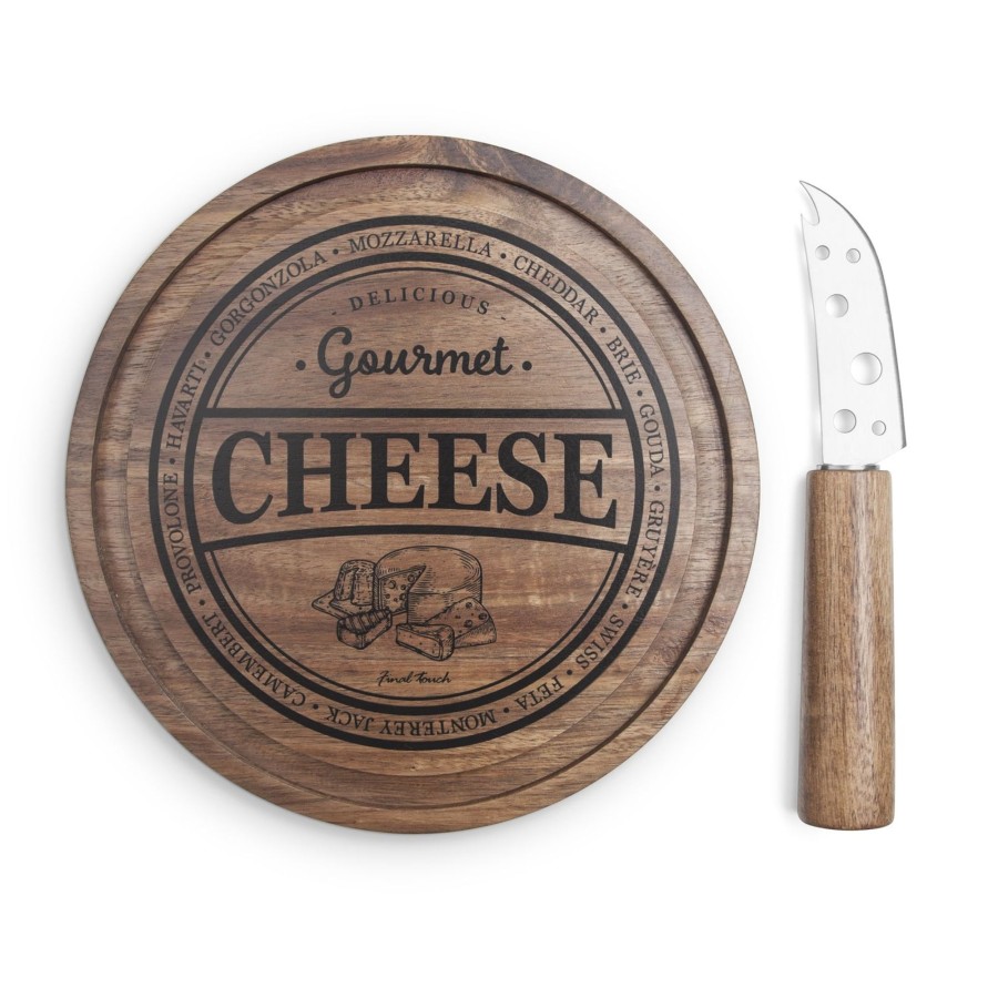 Chefs Tools Final Touch | 2 Piece Cheese Board Set | Final Touch®