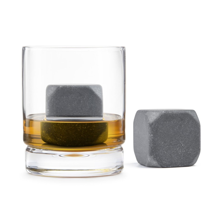 Tabletop & Bar Final Touch Steel Chilling Balls & Cubes | Sculpted Chilling Stones - Set Of 2 | Final Touch®