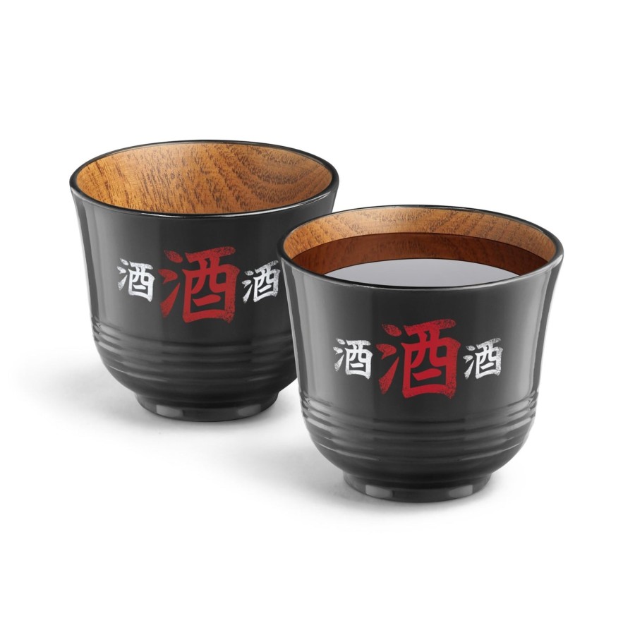 Tabletop & Bar Final Touch | Wood Sake Cups | Final Touch®