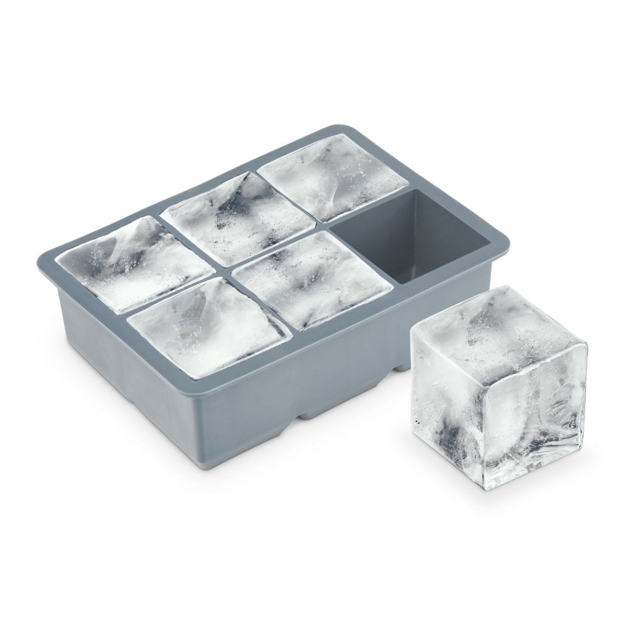 Tabletop & Bar Final Touch Silicone Ice Moulds | 2" Extra-Large 6 Cube Ice Mould | Final Touch®