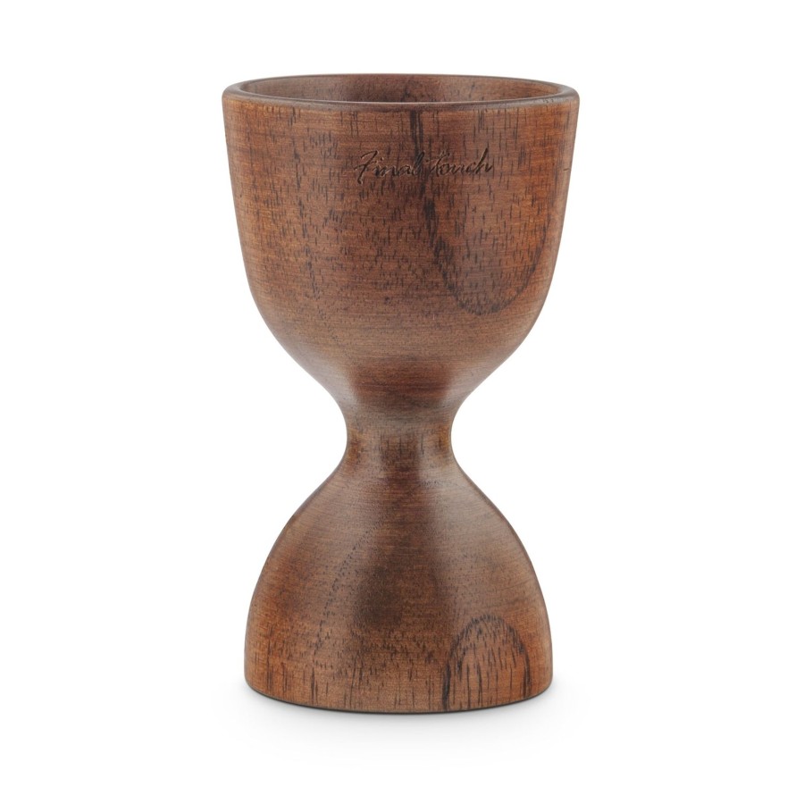 Tabletop & Bar Final Touch Tiki Accessories | Solid Wood Double Jigger | Final Touch®