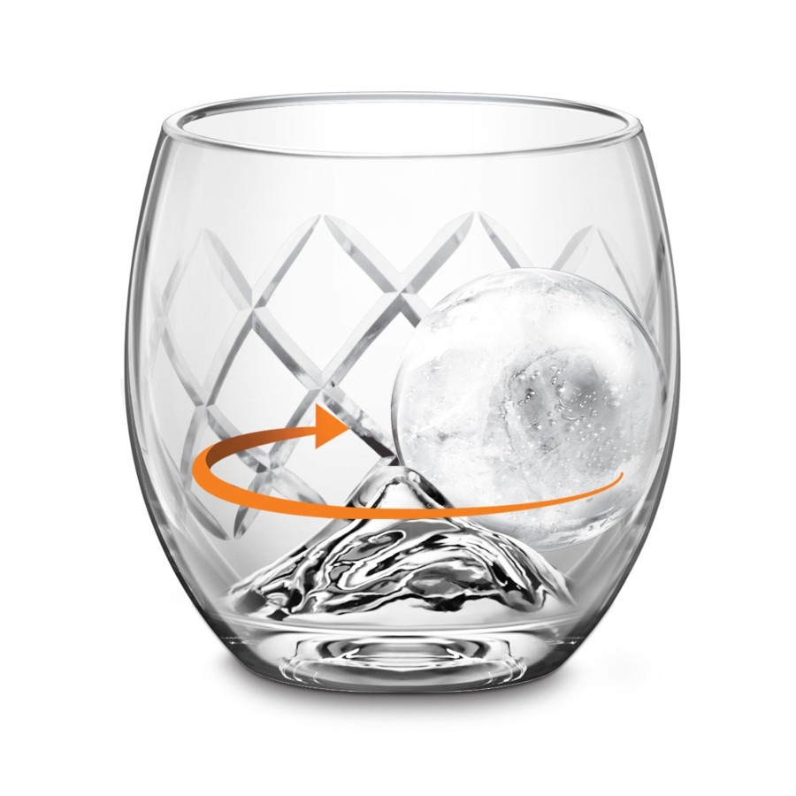 Tabletop & Bar Final Touch On The Rock Glasses | On The Rock Glass Etched Decanter Set | Final Touch®