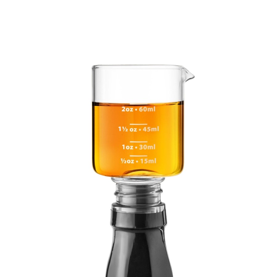 Tabletop & Bar Final Touch Jiggers Flasks & Shot Glasses | Whiskey Jigger Stopper | Final Touch®