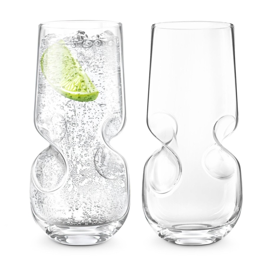 Tabletop & Bar Final Touch Specialty Bar Glasses | Bubbles Seltzer / Bubbly Beverage Glasses - 17 Oz (500 Ml) | Final Touch®