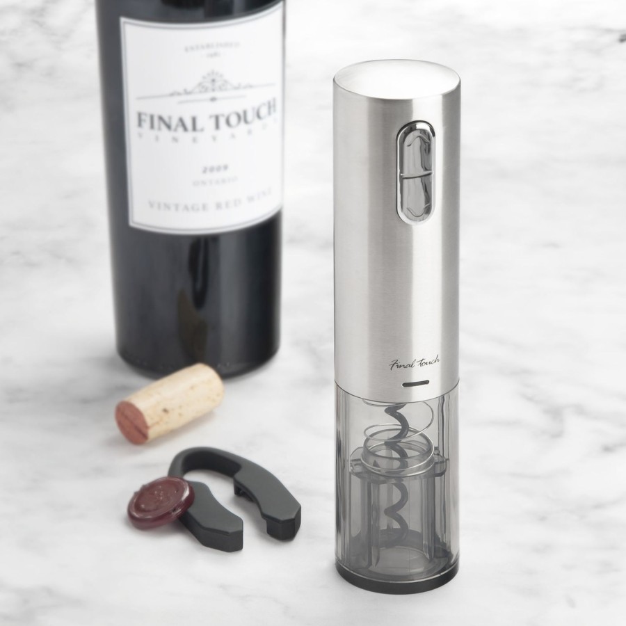 Tabletop & Bar Final Touch Corkscrews & Openers | Lithium-Ion Electric Corkscrew | Final Touch®