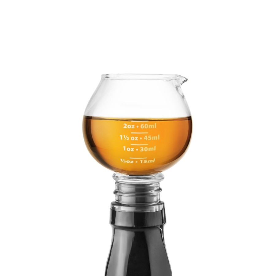 Tabletop & Bar Final Touch Jiggers Flasks & Shot Glasses | Snifter Jigger Stopper | Final Touch®