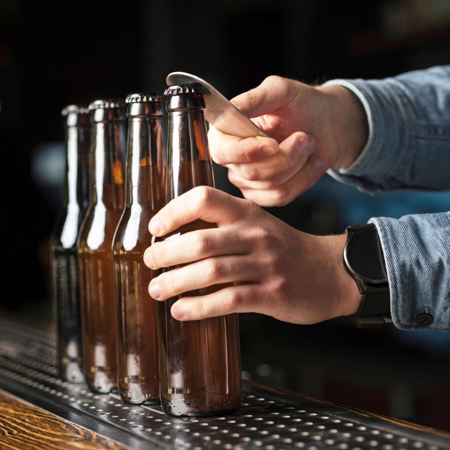 Tabletop & Bar Final Touch Beer Accessories | Bartender Style Speed Bottle Opener | Final Touch®