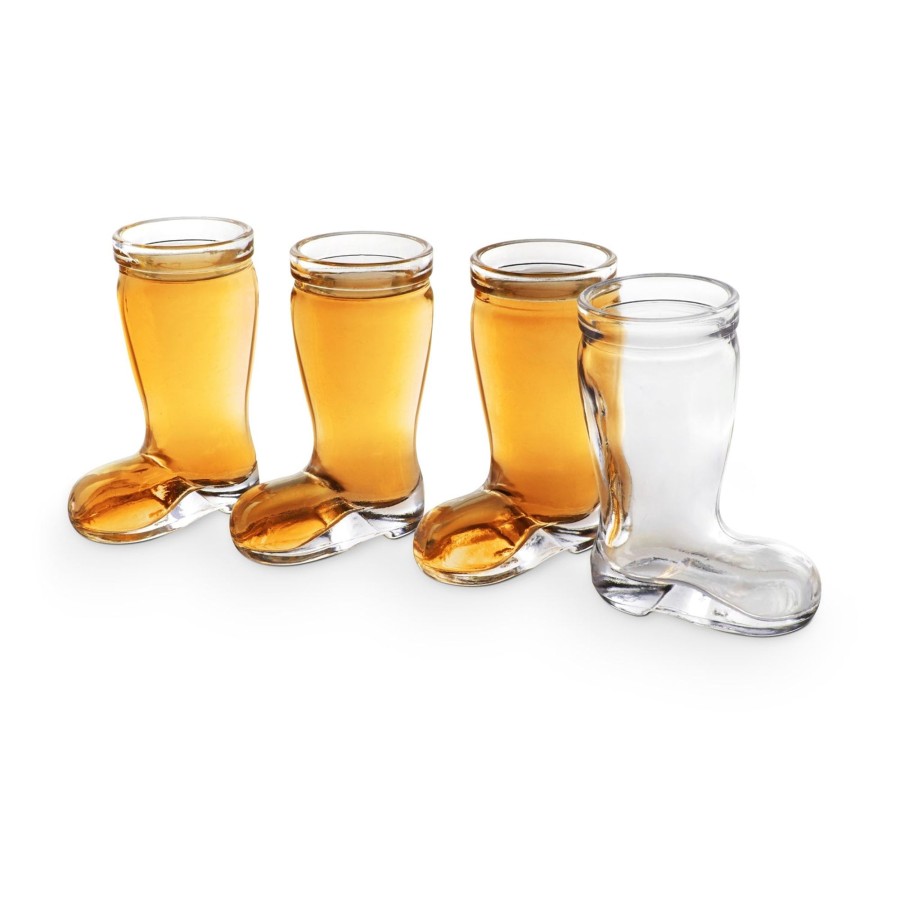 Tabletop & Bar Final Touch Jiggers Flasks & Shot Glasses | Das Boot Shot Glasses - Set Of 4 | Final Touch®