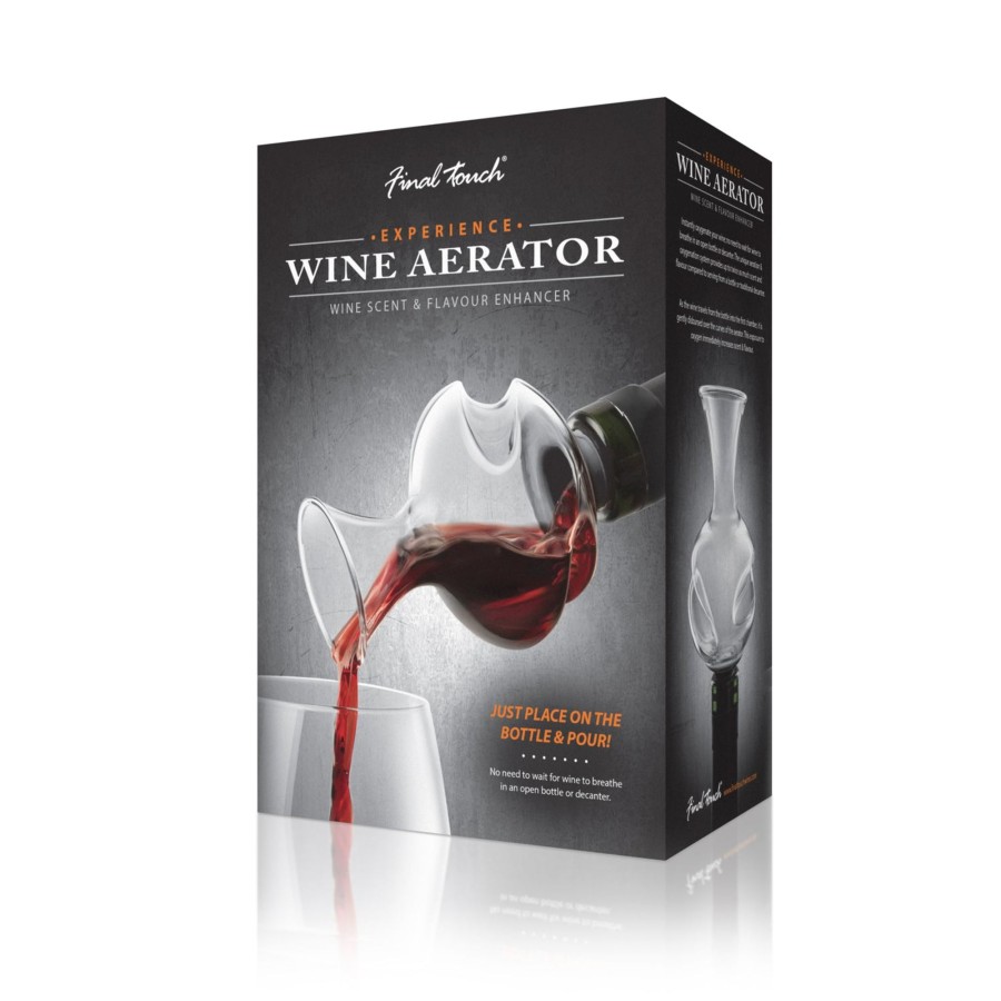 Tabletop & Bar Final Touch | Experience On The Bottle Wine Aerator | Final Touch®