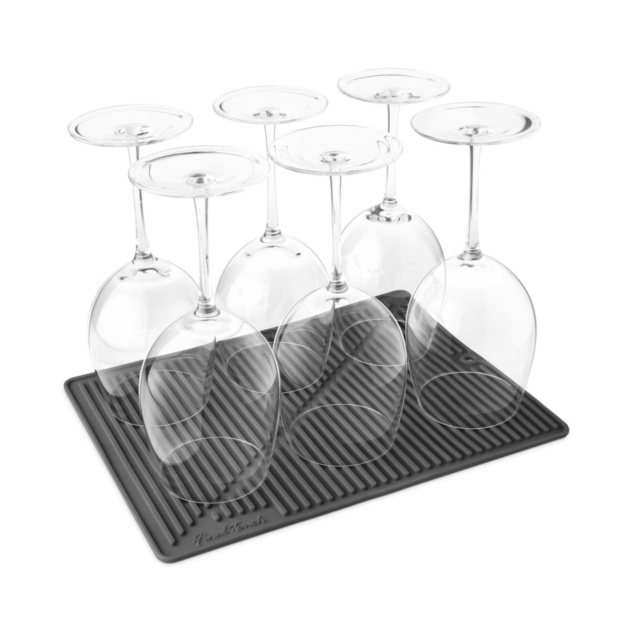 Tabletop & Bar Final Touch Wine Accessories | Silicone Glass Drying Matt | Final Touch®