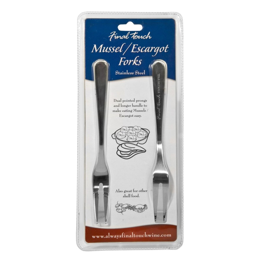 Chefs Tools Final Touch | Mussel / Escargot Forks - Set Of 2 | Final Touch®