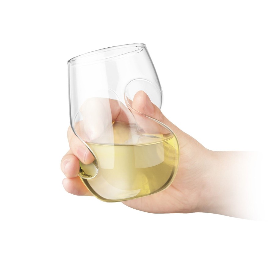 Tabletop & Bar Final Touch Wine Glasses | Conundrum White Wine Glasses - Set Of 4 - 9 Oz (266Ml) | Final Touch®