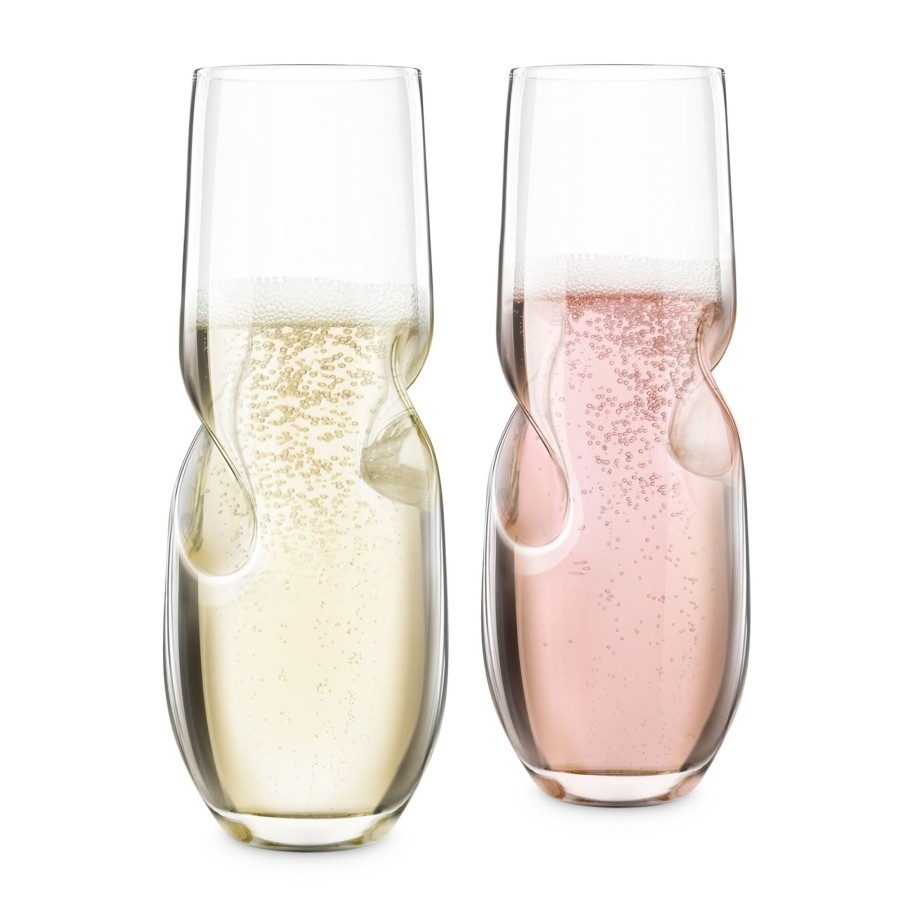 Tabletop & Bar Final Touch Wine Glasses | Bubbles Stemless Champagne / Sparkling Wine Glasses | Final Touch®