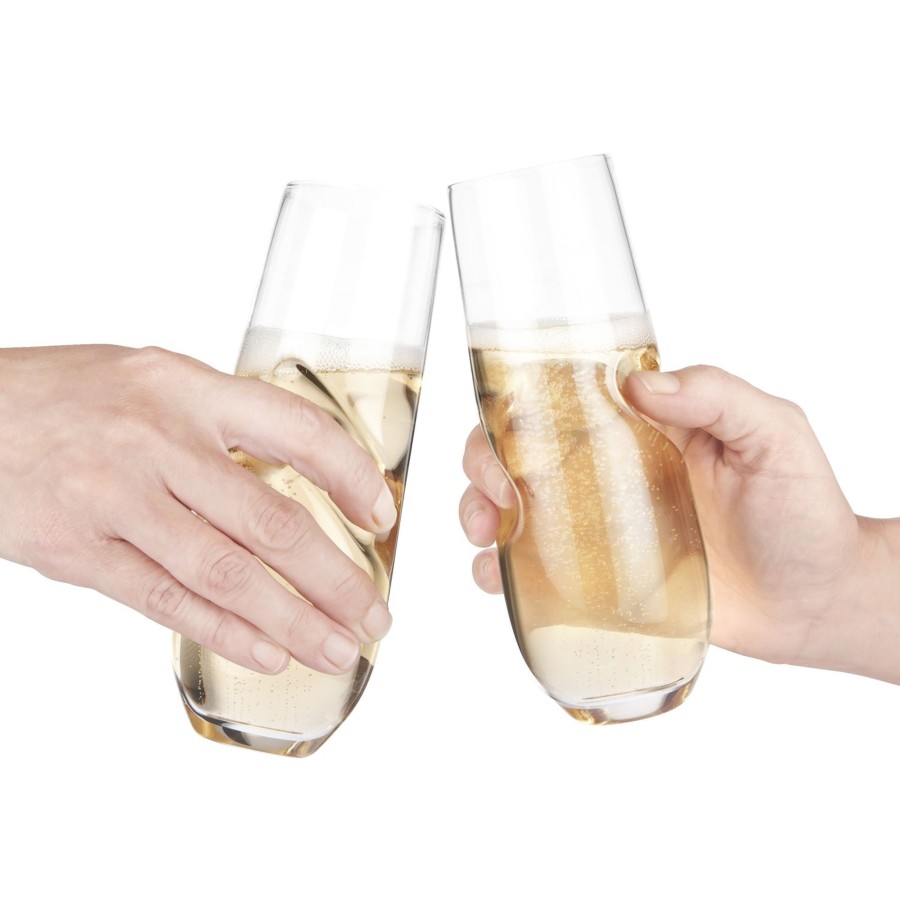 Tabletop & Bar Final Touch Wine Glasses | Bubbles Stemless Champagne / Sparkling Wine Glasses | Final Touch®