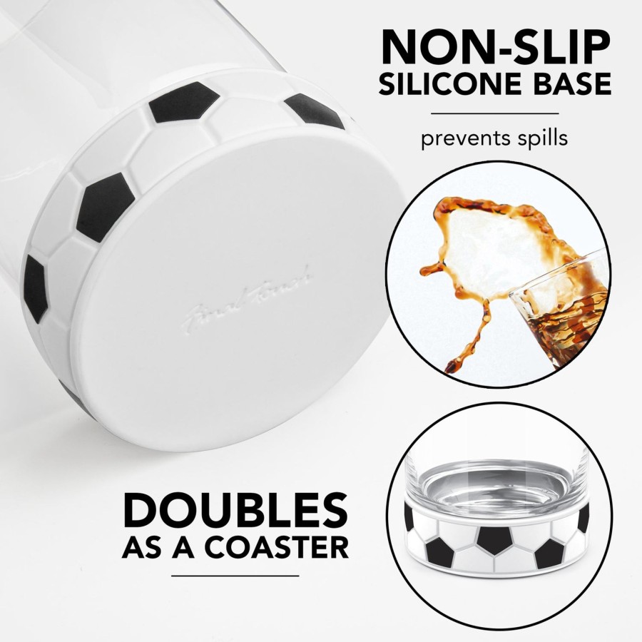 Tabletop & Bar Final Touch | Kick-Off Soccer / Football Tumblers - Set Of 2 | Final Touch®