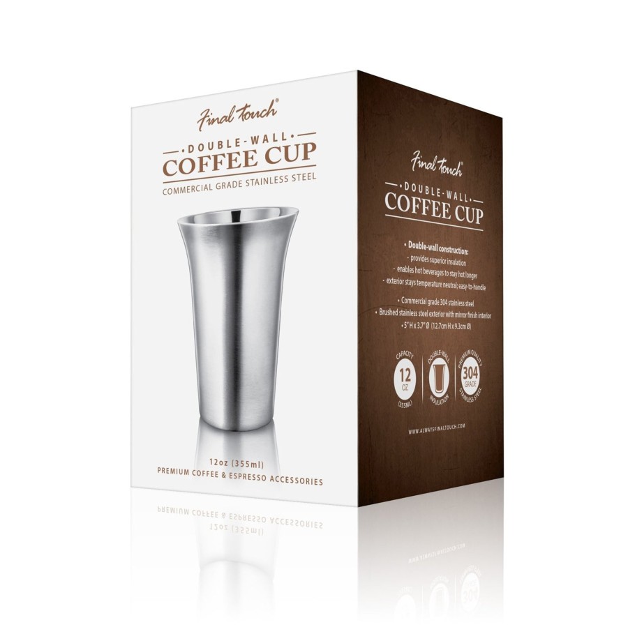 Chefs Tools Final Touch | 12 Oz Double-Wall Coffee Cups | Final Touch®