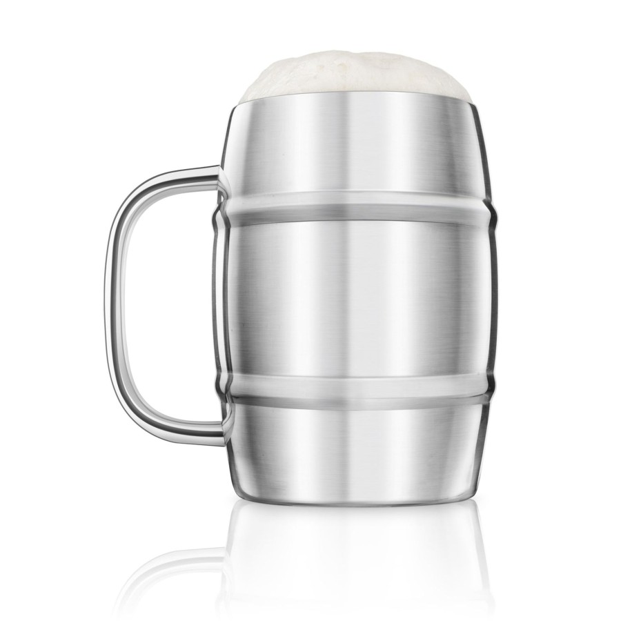 Tabletop & Bar Final Touch Beer Mugs & Glasses | Double-Wall Beer Keg Mug | Final Touch®