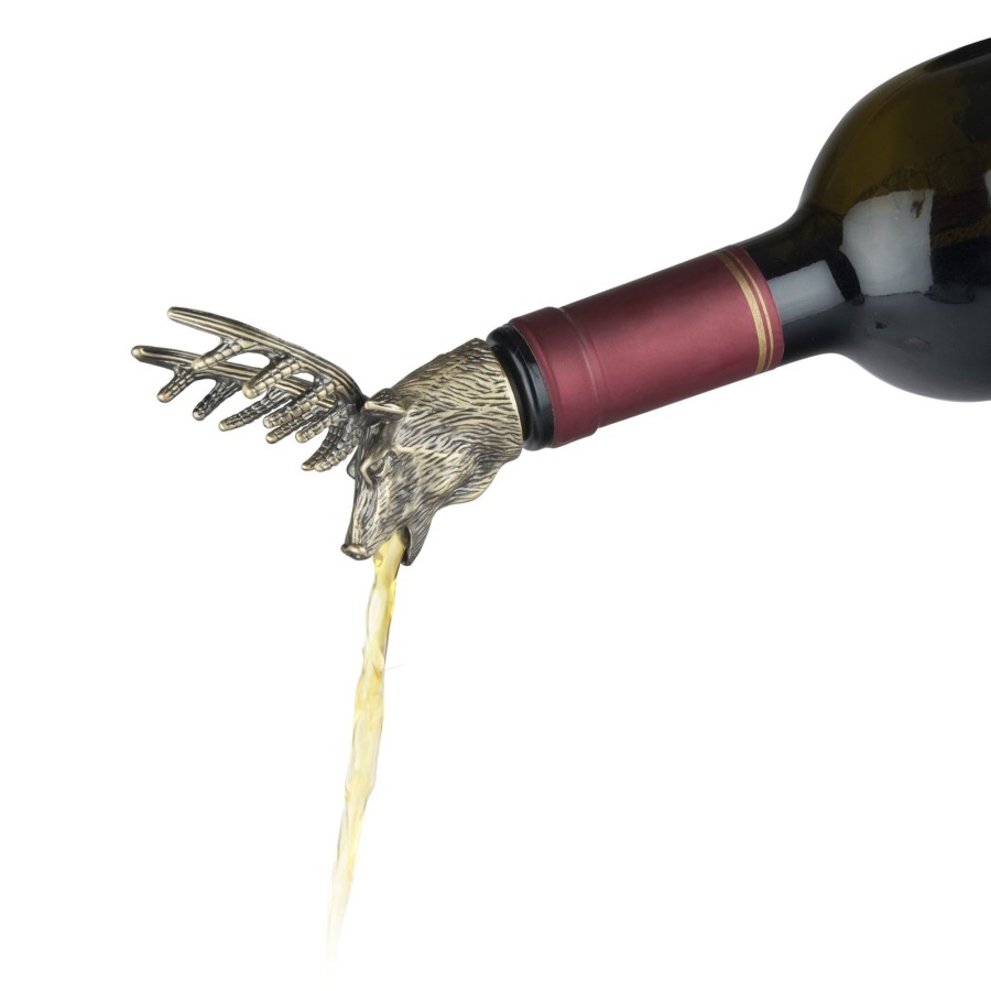 Tabletop & Bar Final Touch Wine Accessories | Deer Head Pourer | Final Touch®